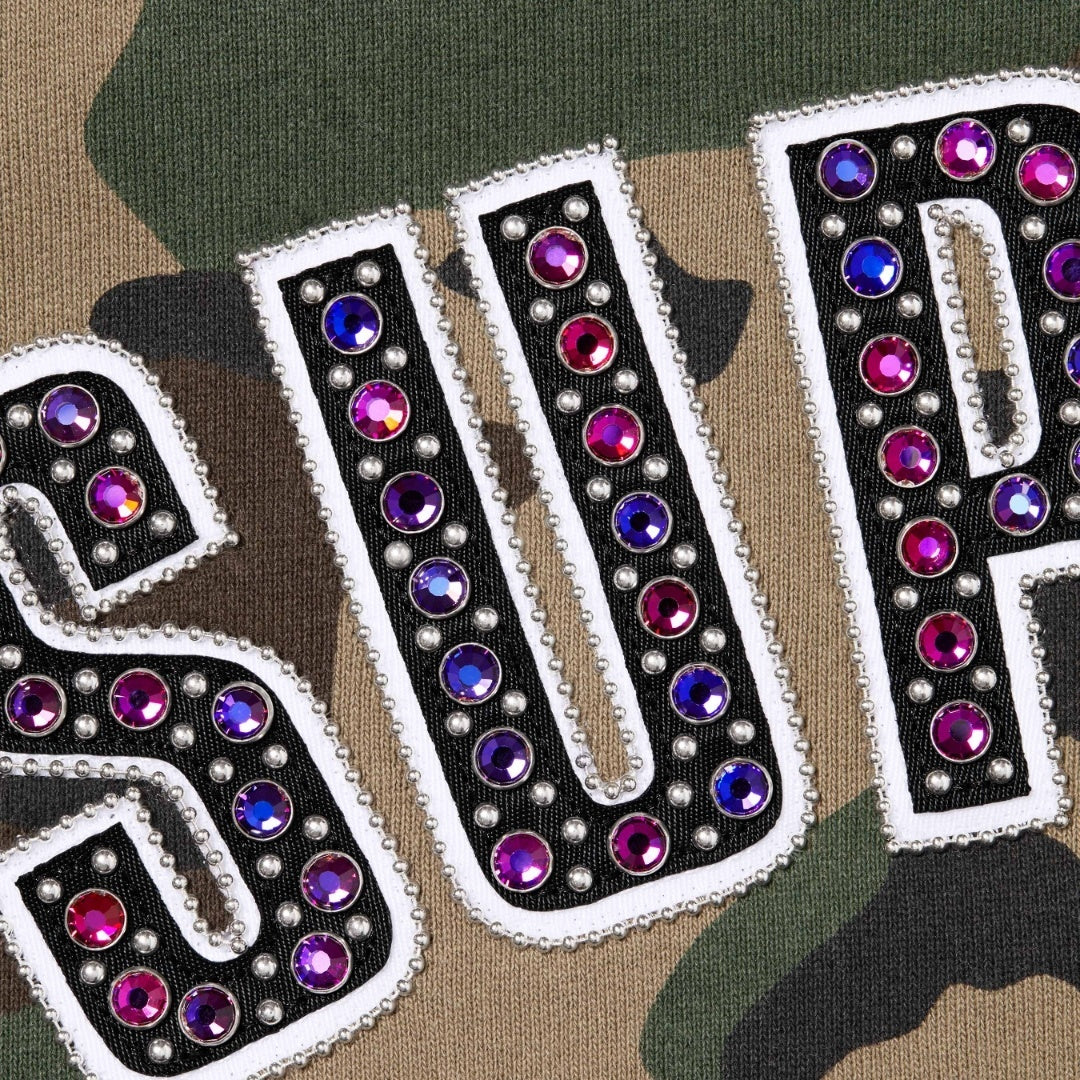 B.B X Supreme camo hoodie